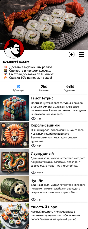 Бизнес-профиль компании